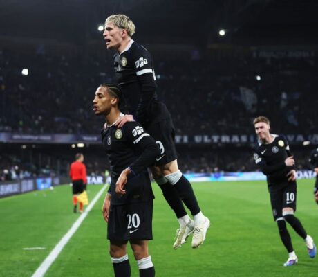 Champions League chaos as Real Madrid drop from the top eight while Benfica surge and Napoli fall after Chelsea’s late comeback.