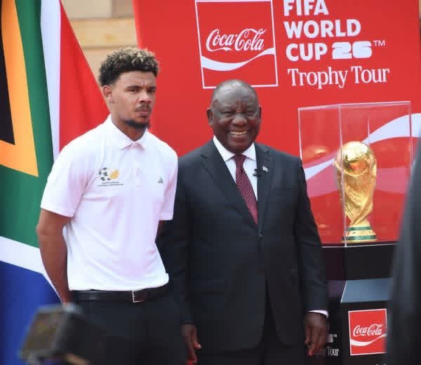 World Cup trophy in Pretoria